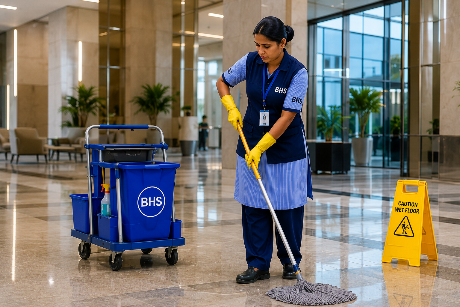 BHS Bharat Hygiene Solution - Professional Housekeeping & Security
